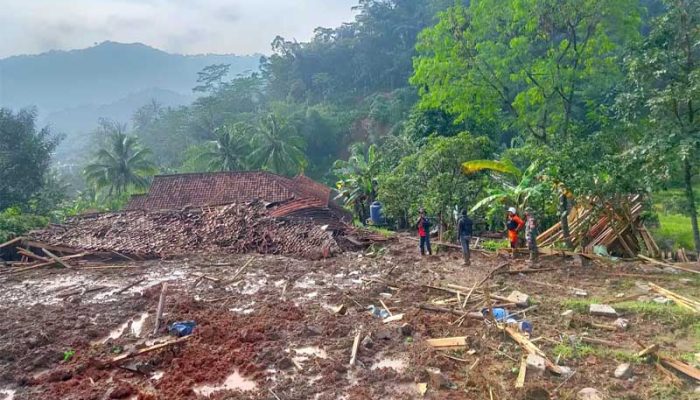 Jumlah Kejadian Bencana Tanah Longsor di Jawa Barat Tahun 2024