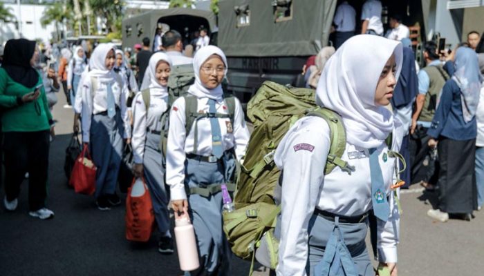 150 Siswa Jabar Ikuti Pendidikan Karakter Pancawaluya di Mako TNI Cilandak